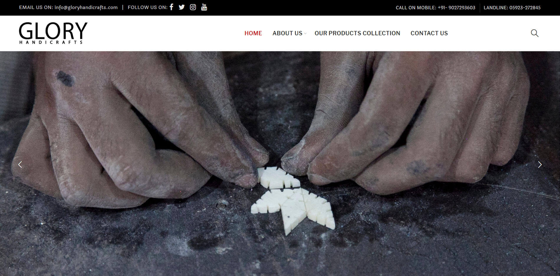 handicraft website design delhi